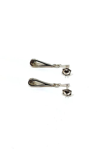 Boucles d'oreilles Boucles d’oreilles en or blanc 18 carats et diamants 58 Facettes