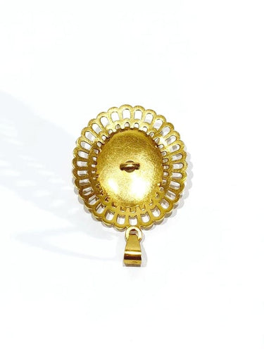Pendentif Pendentif en or jaune 18 carats et perle 58 Facettes