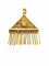 Pendentif Pendentif filigrané en or champagne 18 carats 58 Facettes