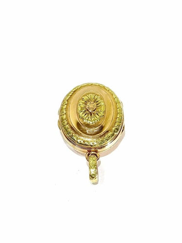 Pendentif Pendentif médaillon photo en or jaune et or rose 18 carats 58 Facettes