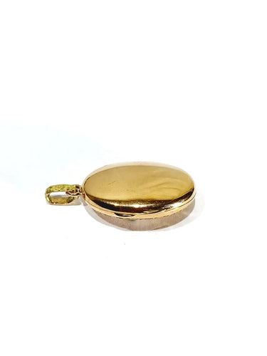 Pendentif Pendentif médaillon photo en or jaune et or rose 18 carats 58 Facettes