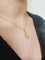 Pendentif Pendentif en or jaune 18 carats avec perle et grenat 58 Facettes