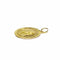 Pendentif Emile Dropsy - Médaille Vierge en or jaune 18 carats 58 Facettes