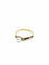 Bague 51 Bague ancienne en or rose 18 carats avec perle et diamants 58 Facettes
