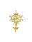 Pendentif Croix huguenote - Pendentif en or rose 18 carats avec Saint-Esprit 58 Facettes