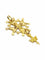 Pendentif Croix huguenote - Pendentif en or rose 18 carats avec Saint-Esprit 58 Facettes