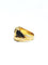 Bague 50.5 Bague chevalière monogrammée H en or rose 18 carats 58 Facettes 949551