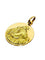 Pendentif Médaille Saint Antoine - Pendentif en or rose et or jaune 18 ct 58 Facettes
