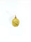 Pendentif Médaille de baptême Christ en or jaune 18 carats 58 Facettes