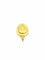 Pendentif Médaille de baptême Christ en or jaune 18 carats 58 Facettes