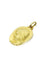 Pendentif Médaille de baptême Christ en or jaune 18 carats 58 Facettes