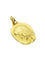 Pendentif Médaille de baptême Christ en or jaune 18 carats 58 Facettes