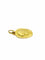 Pendentif Médaille de baptême Christ en or jaune 18 carats 58 Facettes