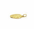 Pendentif Médaille de baptême Christ en or jaune 18 carats 58 Facettes
