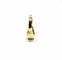 Bague 54.5 Bague en or jaune 18 carats avec diamants et saphir 58 Facettes