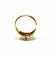 Bague 54.5 Bague en or jaune 18 carats avec diamants et saphir 58 Facettes