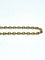 Collier Chaîne maille grains de café en or jaune 18 carats 58 Facettes