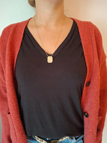 Pendentif Pendentif en or rose 18 carats ciselé 58 Facettes