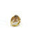 Bague 51 Bague Art nouveau en or jaune 18 carats et diamant 58 Facettes