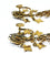 Boucles d'oreilles Boucles d’oreilles pendantes Méditerranéenne en or rose 18 carats 58 Facettes