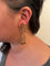 Boucles d'oreilles Boucles d’oreilles pendantes Méditerranéenne en or rose 18 carats 58 Facettes