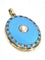Pendentif Pendentif photo en or jaune 18 carats, émail et diamants 58 Facettes