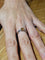 Bague 57 Bague en or blanc 18 carats avec citrine et diamants 58 Facettes