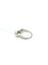Bague 52 Bague en or blanc 18 carats avec perle et diamants 58 Facettes
