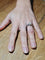 Bague 52 Bague en or blanc 18 carats avec perle et diamants 58 Facettes