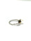 Bague 52 Bague en or blanc 18 carats avec perle et diamants 58 Facettes