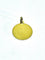 Pendentif Médaille de baptême - Ange et colombe en or jaune 18 carats 58 Facettes