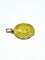 Pendentif Médaille de baptême - Ange et colombe en or jaune 18 carats 58 Facettes
