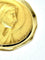 Pendentif Augis - Médaille Vierge Marie / Notre-Dame de Lourdes en or jaune 18 carats 58 Facettes