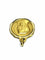 Pendentif Augis - Médaille Vierge Marie / Notre-Dame de Lourdes en or jaune 18 carats 58 Facettes