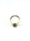 Bague 47 Bague en or jaune 18 carats et hématite 58 Facettes