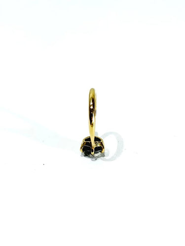 Bague 47 Bague en or jaune 18 carats et hématite 58 Facettes