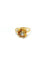 Bague 61.5 Bague Art nouveau fleur en or rose 18 carats et diamant 58 Facettes