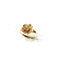 Bague 61.5 Bague Art nouveau fleur en or rose 18 carats et diamant 58 Facettes