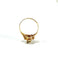 Bague 61.5 Bague Art nouveau fleur en or rose 18 carats et diamant 58 Facettes