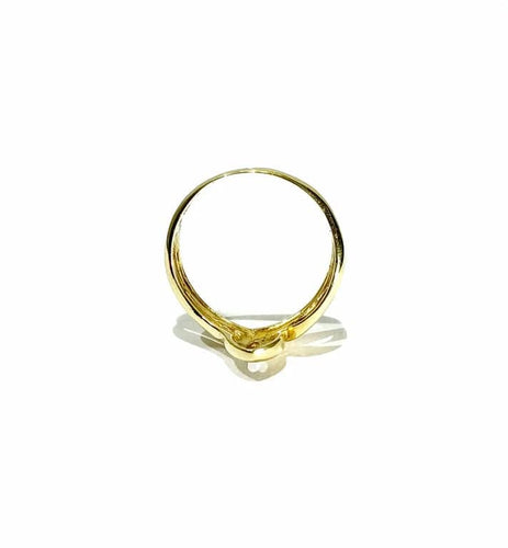 Bague 58 Bague ajourée en or jaune 18 carats 58 Facettes