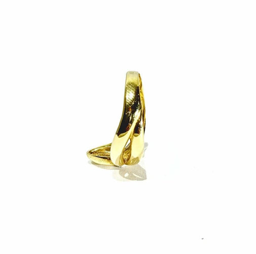 Bague 58 Bague ajourée en or jaune 18 carats 58 Facettes