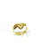Bague 58 Bague ajourée en or jaune 18 carats 58 Facettes