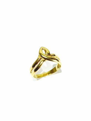Bague 58 Bague ajourée en or jaune 18 carats 58 Facettes
