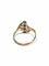 Bague 56.5 Bague Napoléon III en or rose et blanc 18 carats et diamants 58 Facettes