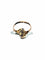 Bague 56.5 Bague Napoléon III en or rose et blanc 18 carats et diamants 58 Facettes