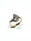 Bague 56.5 Bague Napoléon III en or rose et blanc 18 carats et diamants 58 Facettes