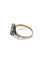 Bague 56.5 Bague Napoléon III en or rose et blanc 18 carats et diamants 58 Facettes