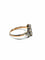 Bague 56.5 Bague Napoléon III en or rose et blanc 18 carats et diamants 58 Facettes