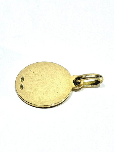 Pendentif Médaille Vierge - Pendentif en or jaune 18 carats 58 Facettes