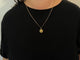 Pendentif Médaille Vierge - Pendentif en or jaune 18 carats 58 Facettes